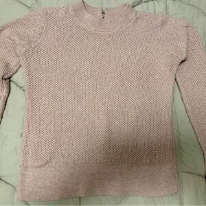 LOFT Blush Knit Sweater 100% Cotton Size Small
